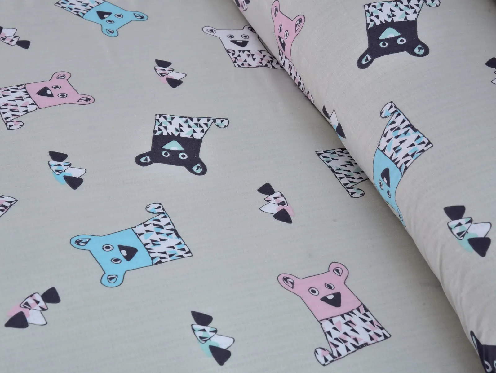 3 PCs Bed Sheet -DB059