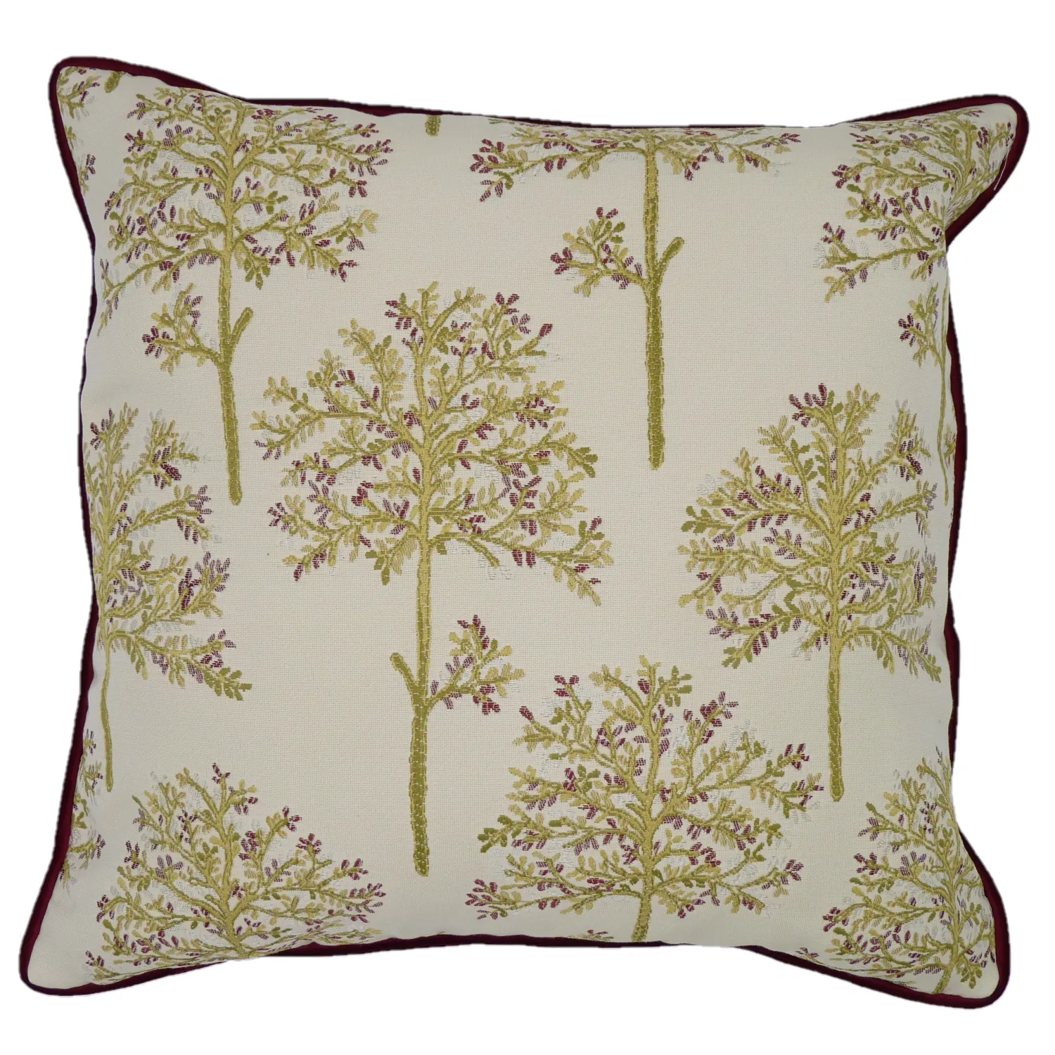 Amersham Wine Blossom Cushion (45cm x 45cm)