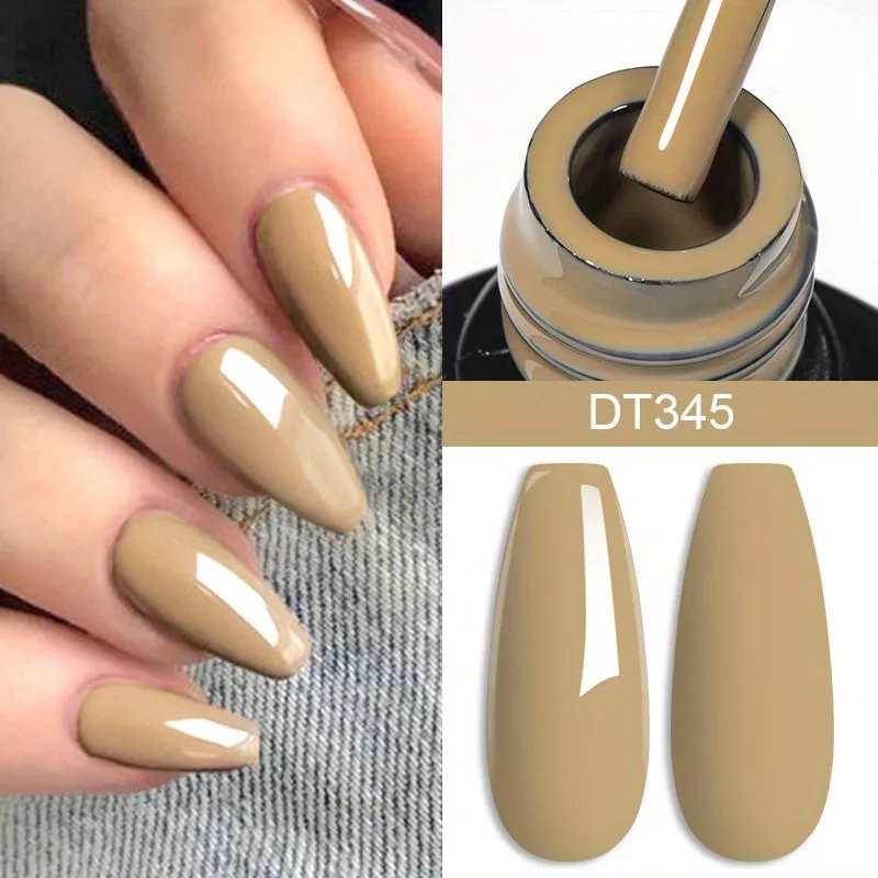 Brown Earth Coffee Color Series Gel Nail Polish Collection