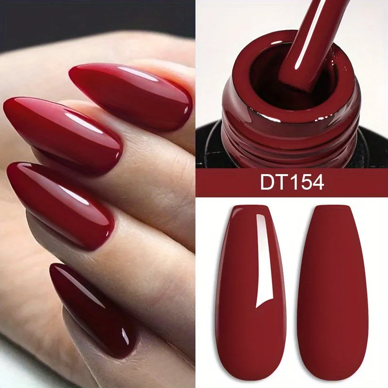 Brown Earth Coffee Color Series Gel Nail Polish Collection