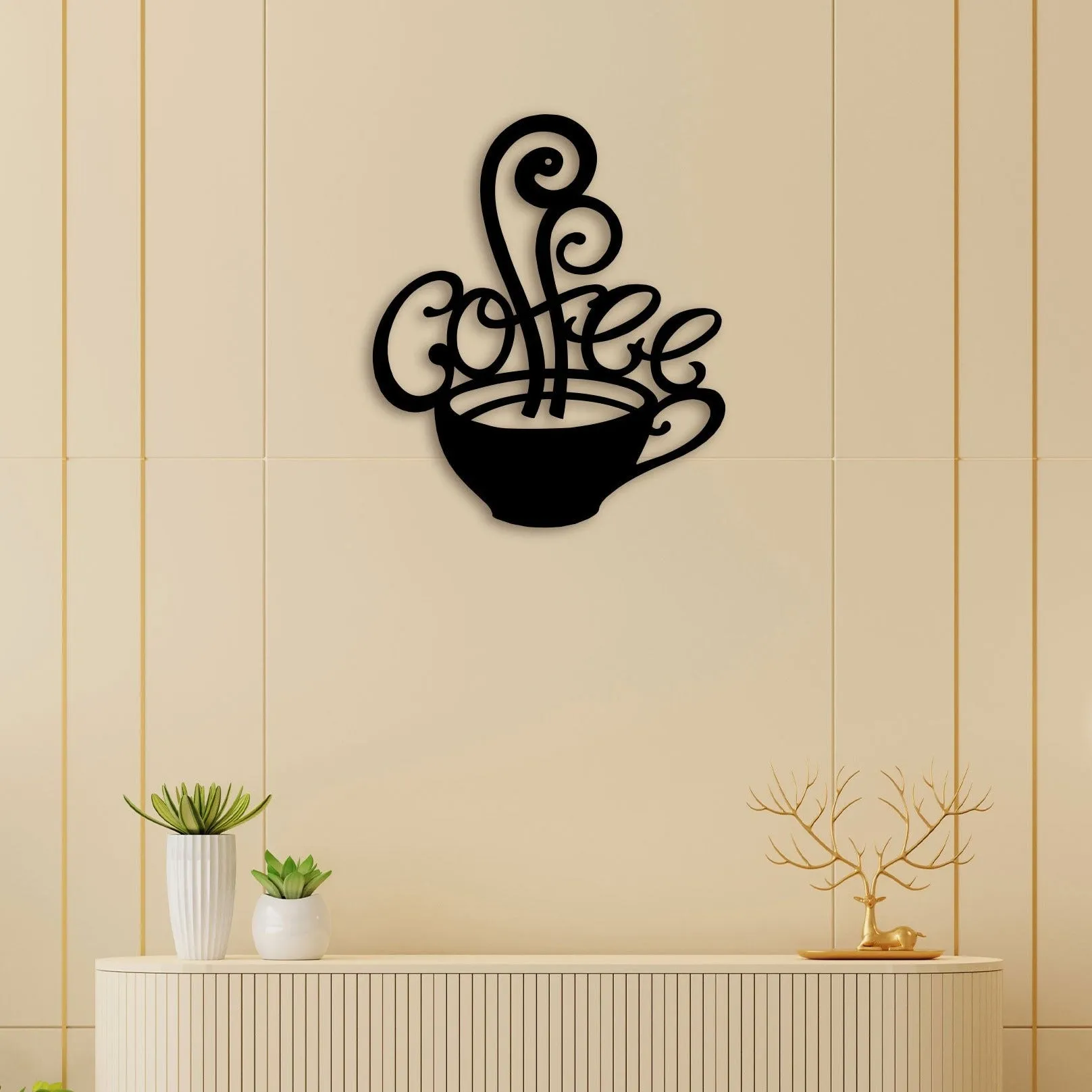 Coffee Mug Metal Wall Art