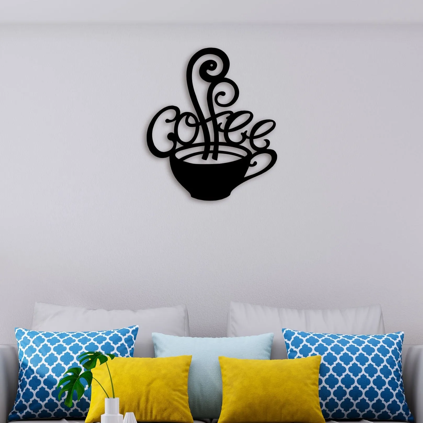 Coffee Mug Metal Wall Art