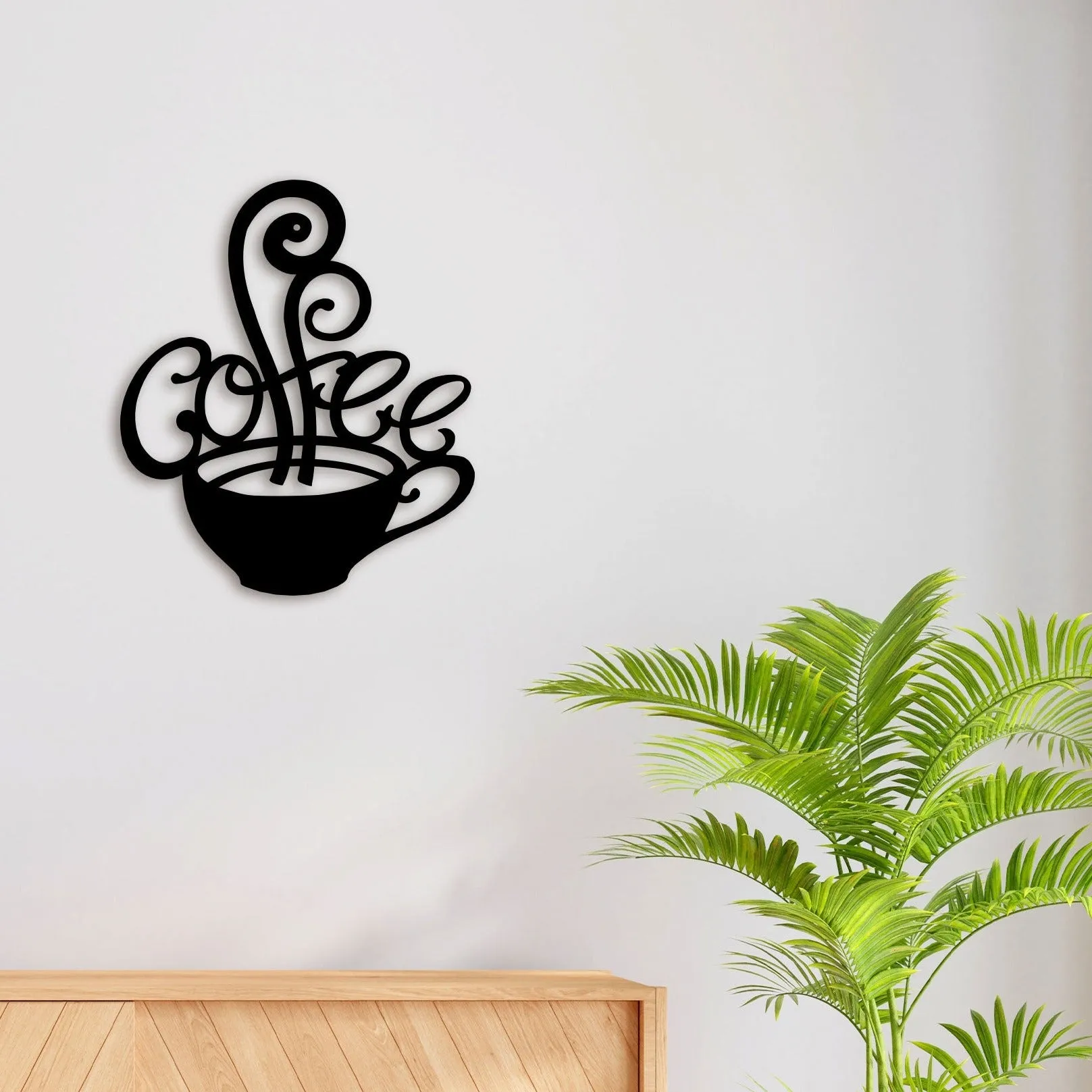 Coffee Mug Metal Wall Art