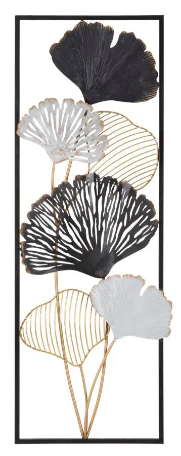 Framed Metal Leaf Wall Decoration (Large)