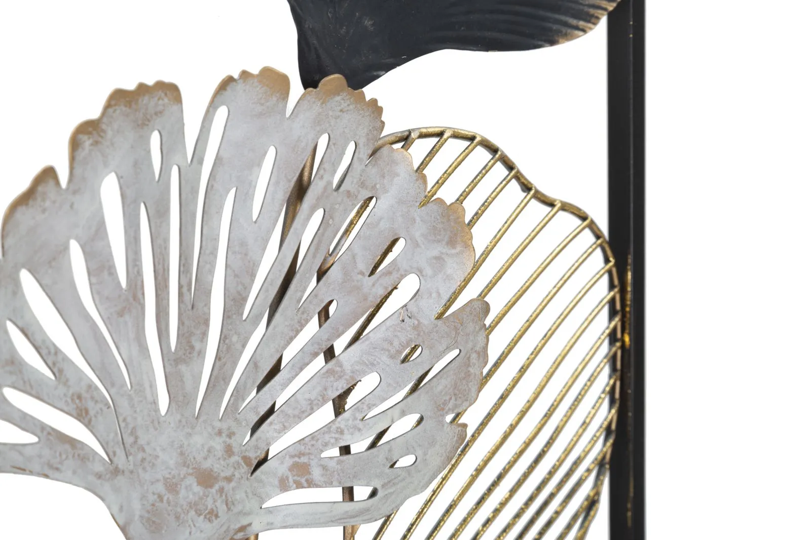 Framed Metal Leaf Wall Decoration (Large)