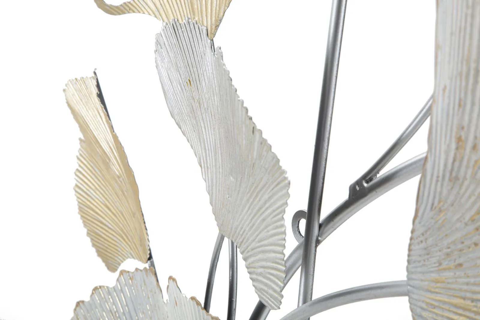 Golden & white Leaves Wall Decor