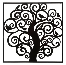 Metal Black Tree Wall Decor