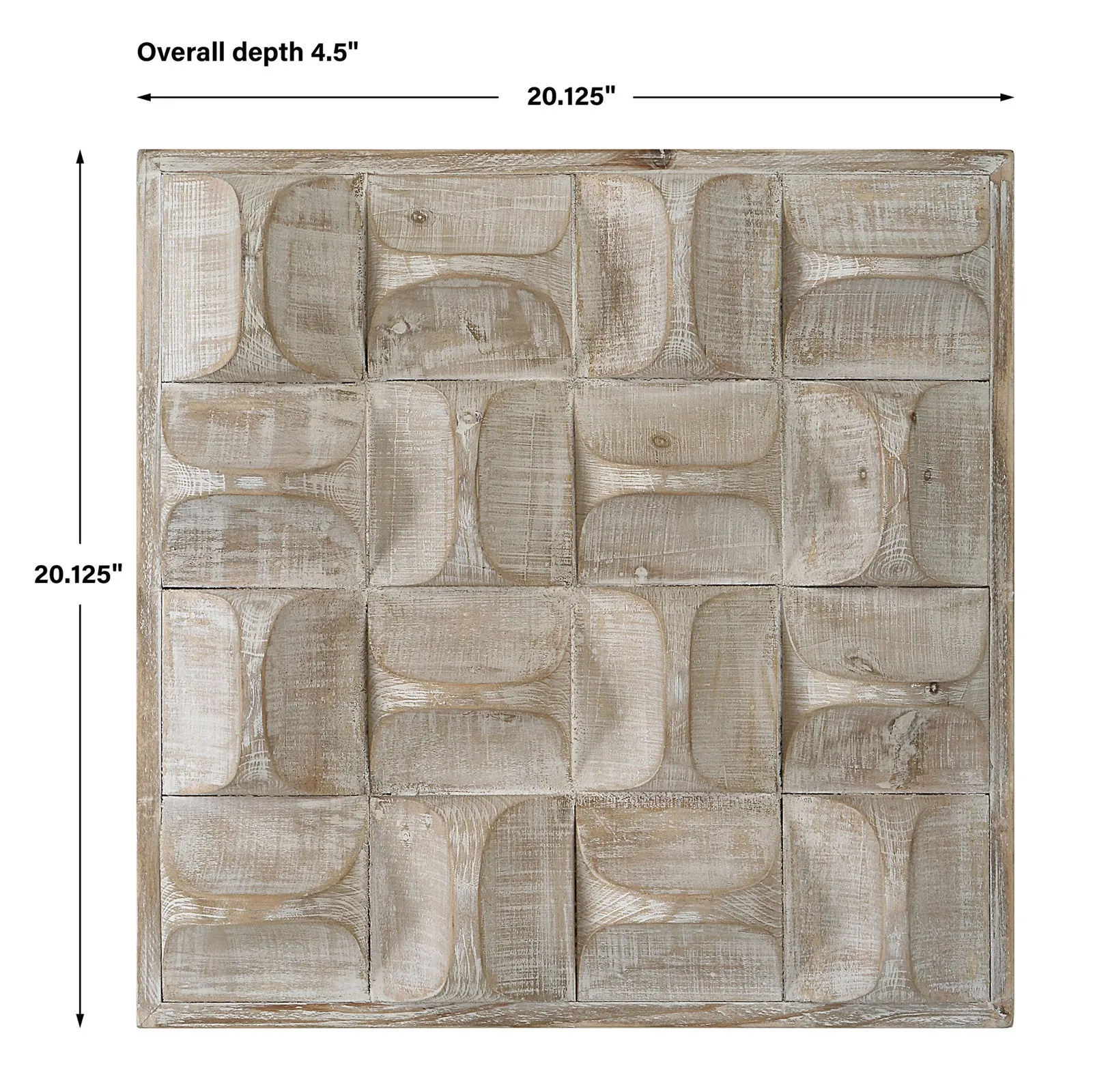 Uttermost Pickford Wood Wall Decor, Natural